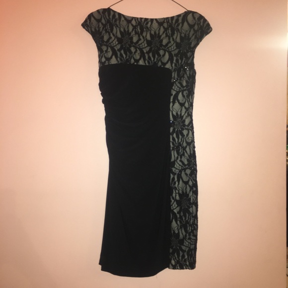 Betsy & Adam Black Formal Dress - Picture 2 of 3